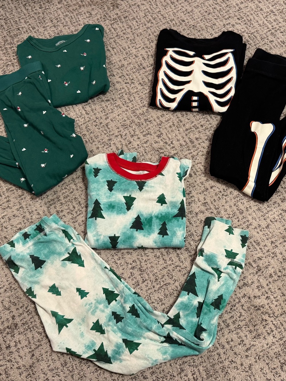 GAP Kids holiday pajamas (Winter and Halloween)